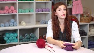 Difference Between Purling amp Knitting  Knitting Techniques [upl. by Rann]