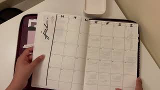 Functional flip of my B5 planner  sterlingink notebook 2024planner [upl. by Annohsat]