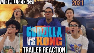 GODZILLA VS KONG Trailer REACTION  MaJeliv Reactions  Who Will be KING [upl. by Korrie]