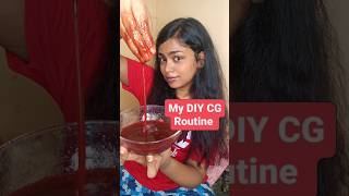 എൻ്റെ DIY CG ROUTINE for Curly hair cgmethod diyhaircare haircare flaxseedgelforhair [upl. by Nrubua]