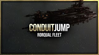 Eve Online  Conduit Jump Mining  Nullsec Rorqual Fleet [upl. by Ariat]