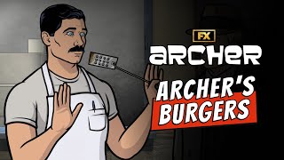 Archers Burgers  Scene  Archer  FX [upl. by Ayrotal]