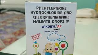 Complete medicine review in English Wikoryl AF drops [upl. by Aihtibat]