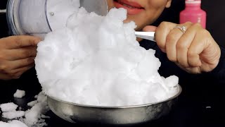 ASMR BLENDED POWDERY ICE WITH SHAVED ICE REQUEST ICE EATING JUST BITES 1129 [upl. by Celina]