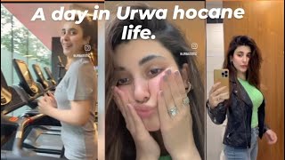 Urwa hocane daily routine sneak peaklove urwahoccane viralvideo [upl. by Ebbarta]