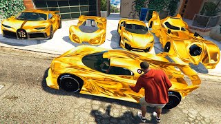 ROBANDO TODOS los SUPER COCHES de GTA 5 [upl. by Ahgiel]