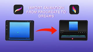 How to Import Animation from Procreate to Procreate Dreams [upl. by Ruddie]