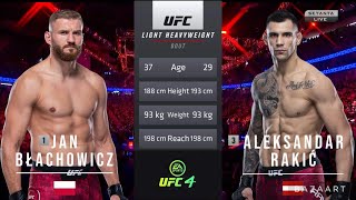 JAN BLACHOWICHZ VS ALEKSANDAR RAKIC FULL FIGHT UFC FIGHT NIGHT [upl. by Innavoig818]