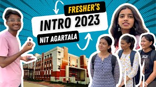 Freshers Introduction  2023  NIT AGARTALA [upl. by Lairea229]