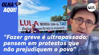 Greve de servidor público só pune um grupo o povo que depende do serviço diz Reinaldo Azevedo [upl. by Ellehcram]