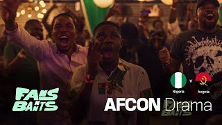 AFCON QuarterFinals  Nigeria vs Angola  Fans N Bants Highlights [upl. by Utas]