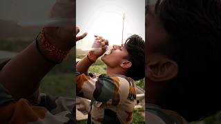 Fauji ne mange akhri baar pani 😰🇮🇳army shorts youtubeshorts [upl. by Ardnohs]