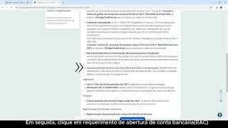 Tutorial para edição do Requerimento de Abertura de Conta Bancária  Partidos [upl. by Suravaj]