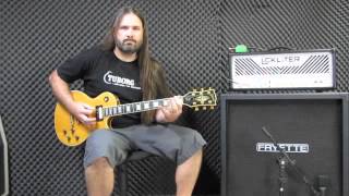 Lickliter Amps XD120 Gibson Les Paul Custom Metal Rock Demo [upl. by Shanon376]