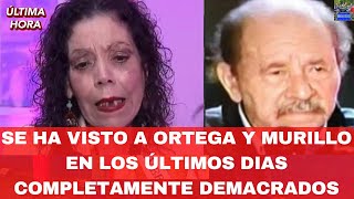 Se Ha Visto a Ortega y Murillo En Los Últimos Dias Completamente Demacrados [upl. by Ambrosia57]