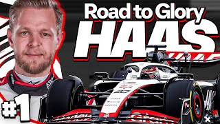 The Beginning F1 Manager 23 Career Mode Part 1  Haas F1 Road To Glory [upl. by Atsyrc]