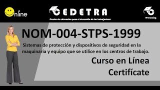 NOM004STPS1999 INTERPRETACIÓN  CURSO EN LÍNEA [upl. by Bonn]