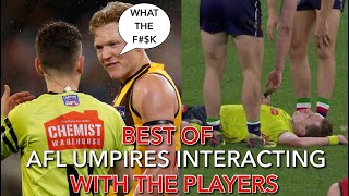 Best Of AFL UMPIRES INTERACTING With The Players [upl. by Anegroeg]