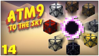 Minecraft ATM9 To The Sky  Ep 14  Pulsating Black Hole Automation [upl. by Akinas266]