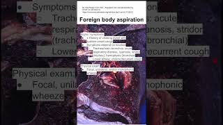 Foreign body aspiration [upl. by Miah763]