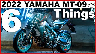 New 2022 Yamaha MT09  6 Things to Know [upl. by Khorma891]