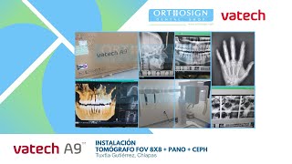 Tomógrafo Dental Vatech A9 Cone Beam 3D 8x8  Pano  Ceph  Instalado en Tuxtla Gutierrez Chiapas [upl. by Bocaj371]