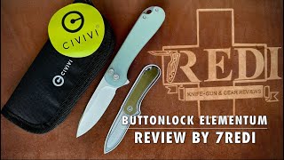 CIVIVI Elementum II Button Lock Review  Did it get even better [upl. by Forbes182]