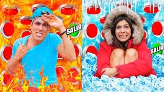 100 BOTONES MISTERIOSOS CALIENTE VS FRIO [upl. by Fronnia]