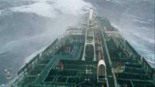 Tanker in big storm [upl. by Ehsrop374]