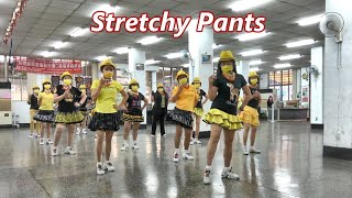 Stretchy Pants│Line Dance by Linda Scott║彈力褲│排舞│4K [upl. by Atnahs993]