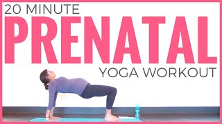 Prenatal Yoga Workout for ALL Trimesters  Sarah Beth Yoga [upl. by Liddle]