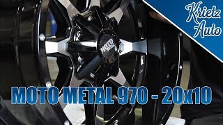 Overview of the Moto Metal 970  20x10│ Krietz Auto [upl. by Yddeg]