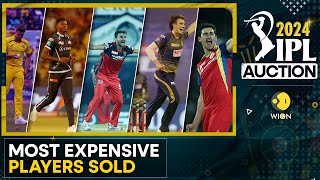 IPL Auction 2024 Most Expensive Players Sold [upl. by Adair]