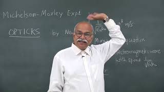 W102 Michelson Morley Experiment1 Relativity HCVerma PhysicsLectures [upl. by Jolie]