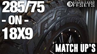 Custom Offsets Match Up 28575 R18 on 18x9 18 [upl. by Maible823]