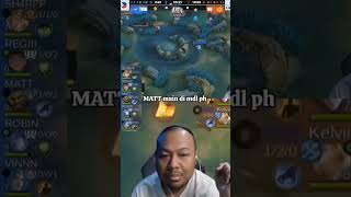 MATT pindah jungler gini di mdl ph🤣🤣 mobilelegends mplid mlbb funny [upl. by Grier]