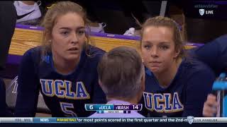 UCLA at Washington  NCAA Womens Volleyball Nov 23rd 2016 [upl. by Regnig290]