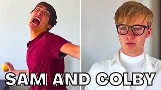 SAM AND COLBY  ULTIMATE VINES and BEST FUNNY SKITS VIDEOS [upl. by Acima]