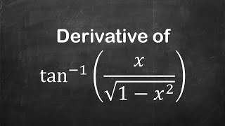 How to find derivative of arctanxsqrt1  x  2  Derivative of Trigonometric Functions [upl. by Finella102]