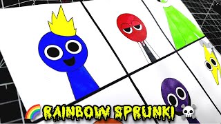 Dibujo los PERSONAJES de INCREDIBOX SPRUNKI pero SON RAINBOW FRIENDS⚠️Sprunki X RAINBOW FRIENDS [upl. by Farleigh472]