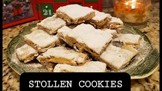 NOSTALGIC CHRISTMAS  STOLLEN COOKIES [upl. by Nereus]