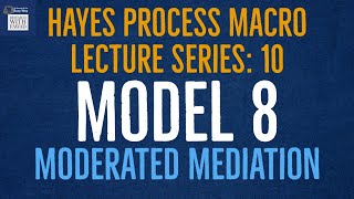 10 SPSS Hayes Process Macro  Model 8  Moderated Mediation [upl. by Yelram]