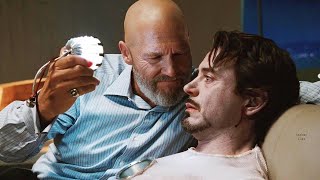 Obadiah Stane Steals Tony Starks Arc Reactor Scene  Iron Man 2008 Movie CLIP HD [upl. by Mullane]