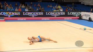 Melitina STANIOUTA BLR 2015 Rhythmic Worlds Stuttgart  Qualifications Hoop [upl. by Dnaltiac223]