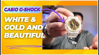 GShock Transparent amp Gold Review AND GIVEAWAY Casio GMAS120SG7A [upl. by Griffy]