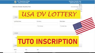 comment sinscrire à la dv loterie 2024  Tuto inscription [upl. by Denney673]