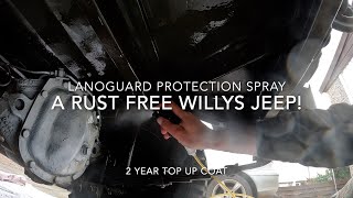 LANOGUARD Rust Protection spray Willys Jeep Autumn 2024 [upl. by Yahsat401]