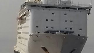 Worlds largest ship breaking yard Alang  PASSENGER SHIP ARRIVED FOR DIE [upl. by Nitnerb]