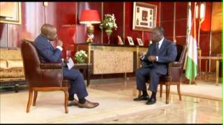 Interview du Président Alassane OUATTARA sur RFI avec Alain FOKA Partie 1 [upl. by Eisteb]