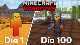 SOBREVIVÍ 100 DÍAS en UN MUNDO SOLO DE TERRACOTA en MINECRAFT HARDCORE [upl. by Naylor950]